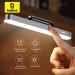 lampe led rechargeable aimantée réglable luminosité moderne minimaliste gris métallique