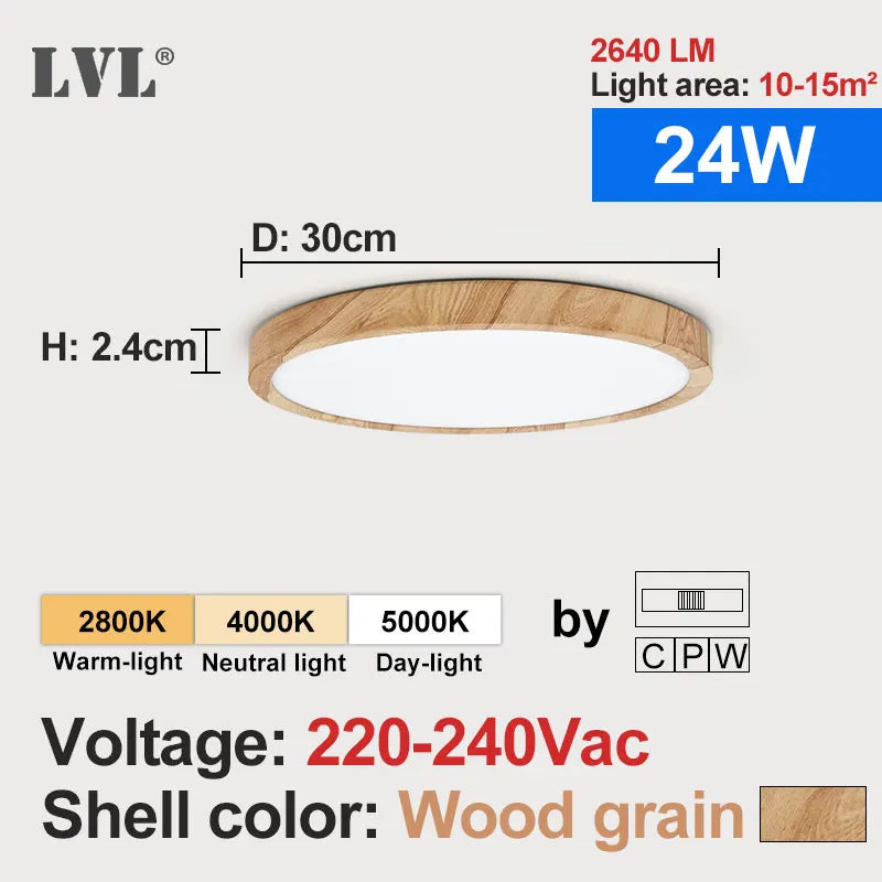 plafonnier led grain bois moderne blanc vis facile éclairage quotidien 2000 82000 lumens