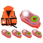 lampe veste sauvetage orange transparente moderne clips lampes supplémentaires