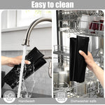 tapis cuisson induction silicone noir résistant 52x78cm moderne non adhésif protecteur multiprise
