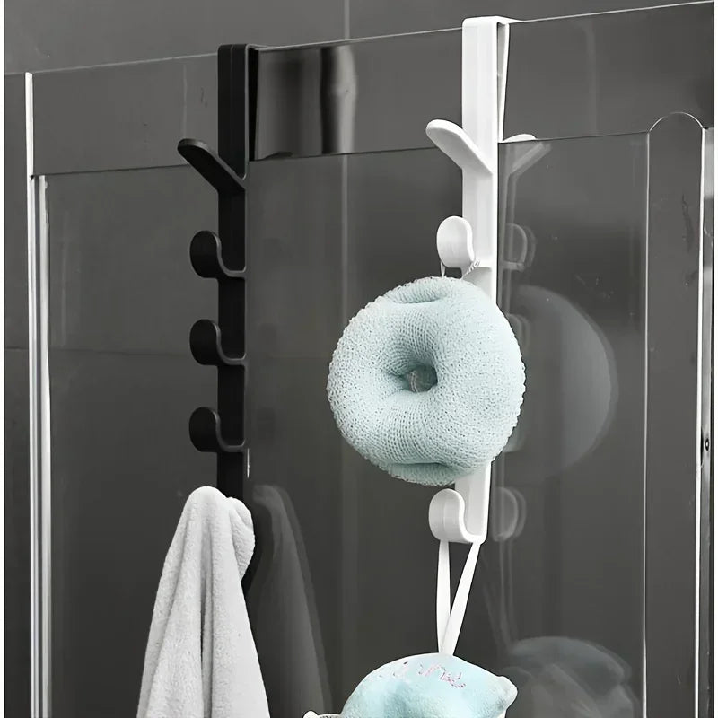 porte sacs vêtements adhésifs noir blanc moderne serviettes shirts ciseaux boule bainHooksAdhesiveWallsBathroomAccessories