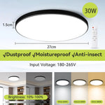 plafonnier led moderne blanc noir multicolore télécommande éclairage intelligent rgb rechargeable