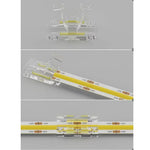 ruban led cob 2pin blanc jaune transparent clips 5mm 8mm 10mm moderne fonctionnel