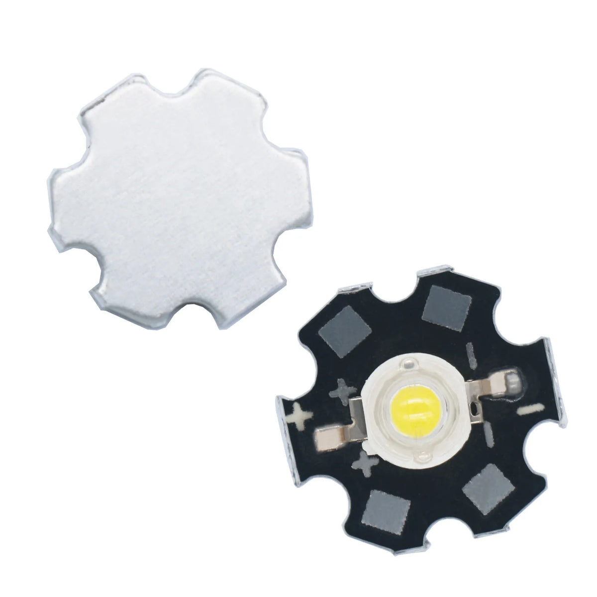diodes led 1w 3w argent noir modernes 2000k 3000k 4000k 6500k rouge vert bleu