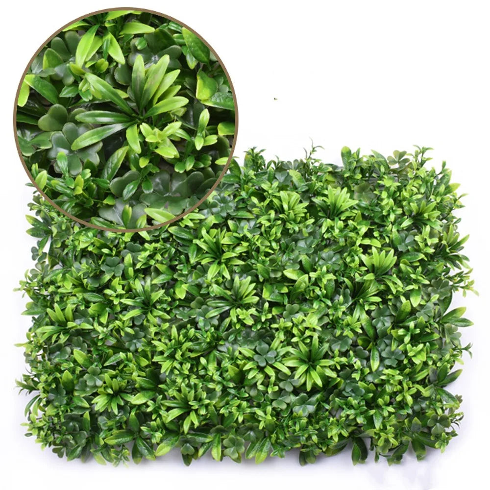 plantes artificielles modernes feuilles vertes fleurs violettes rouges extérieures décoration intime résistantes uv