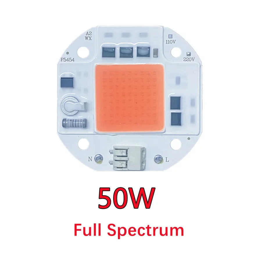 chip led cob 20w 30w 50w blanc blanc chaud connecteurs électriques circuits imprimés modernes