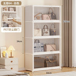 étagère bagages moderne acier inoxydable blanc anti poussière niveaux 42 cm