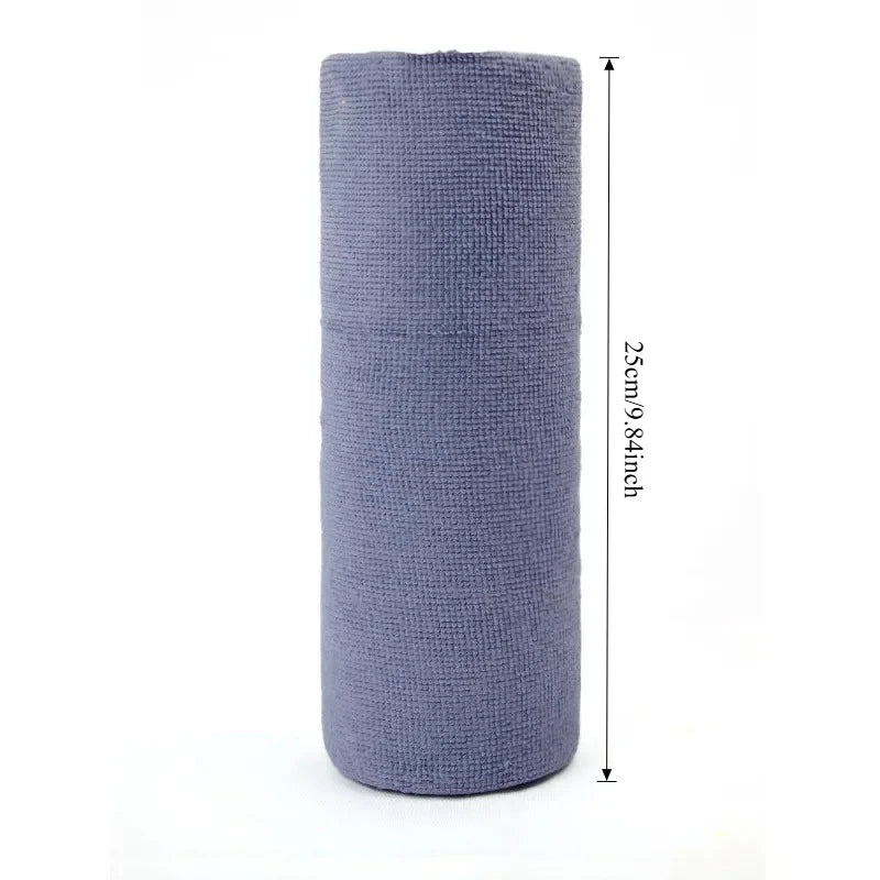 serviettes cuisine réutilisables microfibre rose vert gris bleu jaune respectueuses environnement moderne