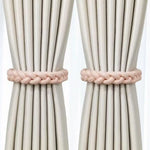 rubans fenêtre adhésifs gris blanc jaune tissés modernes bohémiens polyestercoton