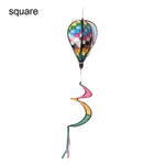 ballon air chaud multicolore rayures paillettes nuages clips décoratif moderne six motifs