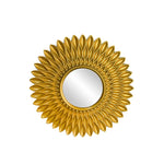 miroirs décoratifs solaires or rayonnants différents motifs cadre doré opaques vintage soleil