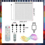 rideau lumineux led multicolore pixel art noel synchronisation musicale diy moderne