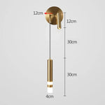 lampe murale moderne or noir éclairage chambre coucher salle manger led fixations simples