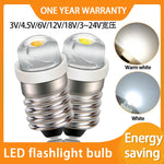 ampoule led torches 5w e10 3v 5v 6v 9v 12v 24v blanc argenté moderne