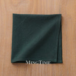 serviettes table coton uni classiques couleurs variées maison party festive