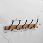 étagères porte serviettes bois moderne vis fixations salle bain minimaliste porte brosse gobelet savon