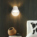 Lampes murales modernes LED 8W 16W 24W blanc noir minimaliste fixées mur