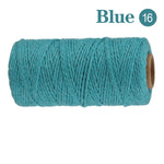 fil coton multicolore texturé naturel 100m 2mm enduit crafts sacs vêtements textiles maison