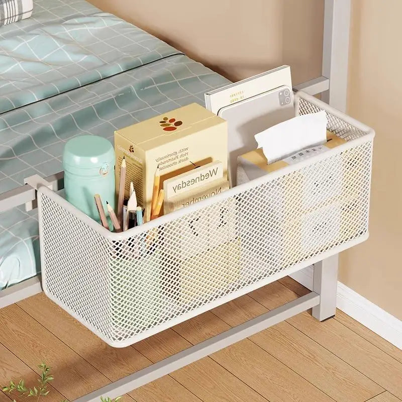 panier rangement blanc maille fine moderne clips tasse boîtes cahiers résistant rouille chambre bureauhôtel
