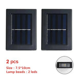 lumière solaire murale led led noir moderne minimaliste étancheextérieur