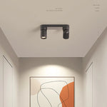 Spot LED moderne aluminium blanc interrupteur tactile têtes éclairage quotidien
