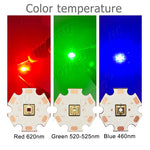 diodes led 20w blanc cuivre imprimées symboles circulaires lampe poche extérieure