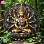 statue religieuse dorée relief sculpté suspension cordelette 20cm 24cm 28cm 32cm traditionnelle