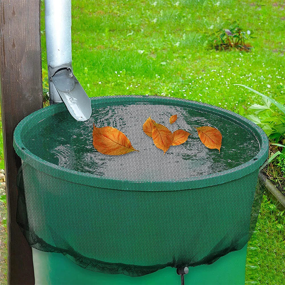 bouchon bassin maille bleu gris pratique ajustable eau protection récupération pluie 80cm 120cm