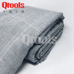 tissu polyester gris rayures blanches texture moderne 100x200cm 150x200cm 200x200cm bricolage tapis électrique customizable