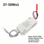 pilote led driver adhésif câble blanc noir 250ma 2540w 5075w 220v moderne fonctionnel