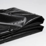 nappe imperméable pvc noir simple table manger uni été moderne