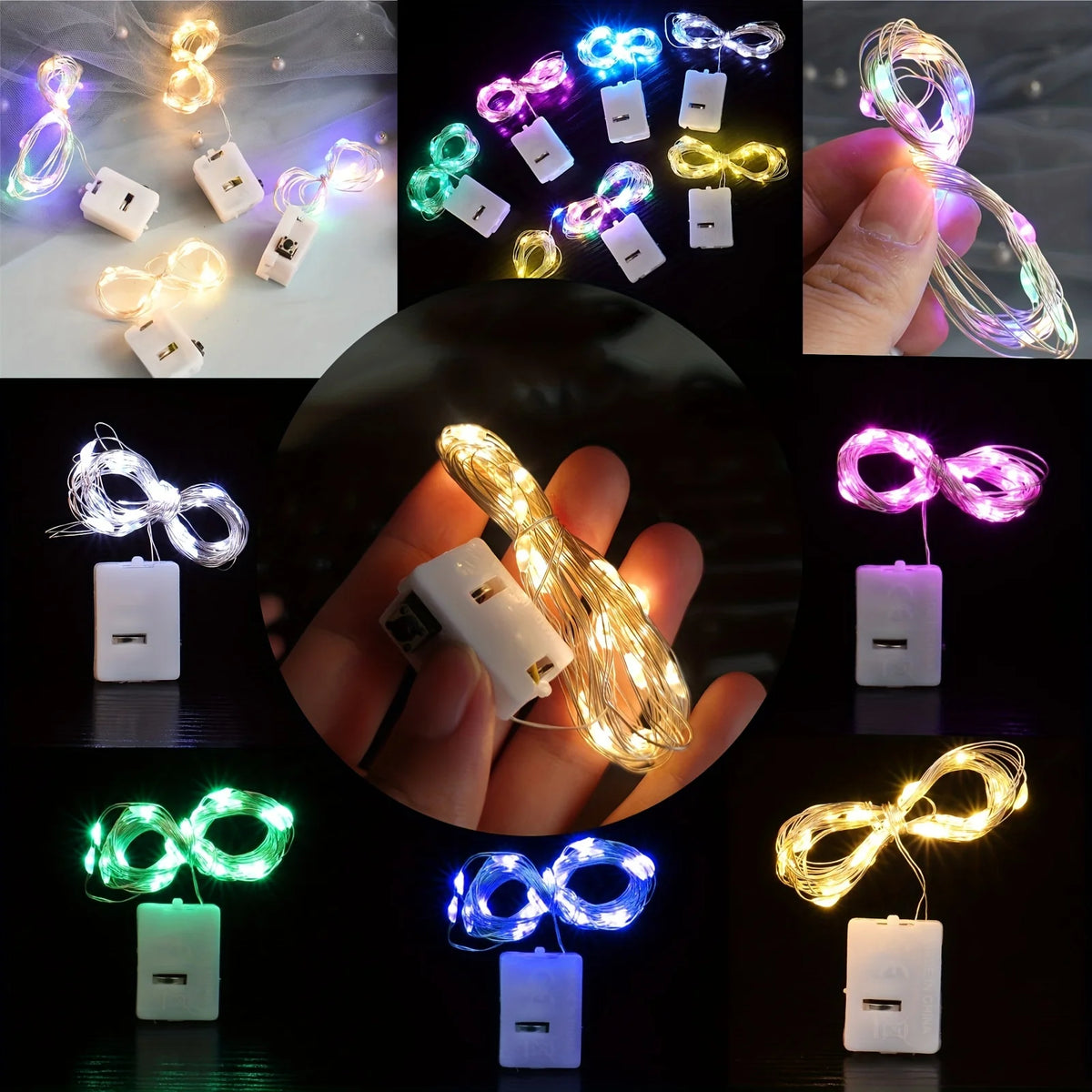 guirlande lumineuse led multicolore blanc vert bleu rose violet adhésive moderne