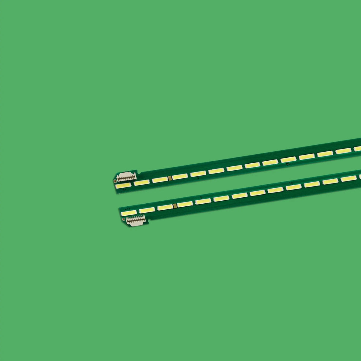 bande led vert clair ligne blanche moderne connecteur led 605mm 6v 60led