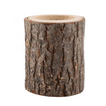 support vase bois rustique marron clair decor maison naturel decoration fleur holder stand