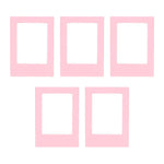 cadres photo aimants couleurs violet rose bleu moderne minimaliste cartes postales