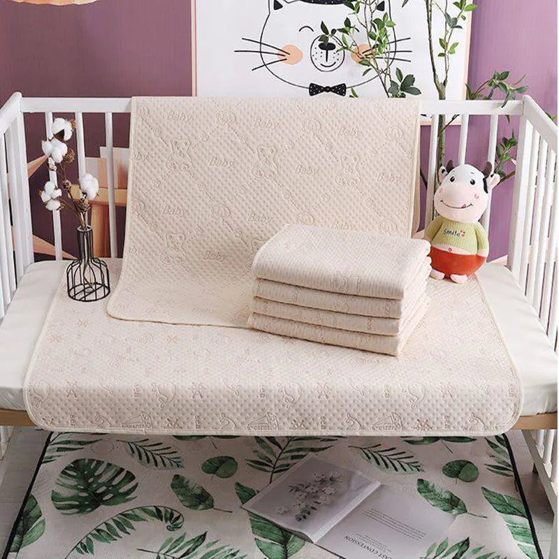 tapis bébé coussin lit imprimé lapins moderne texture points rabbit neutre voyage