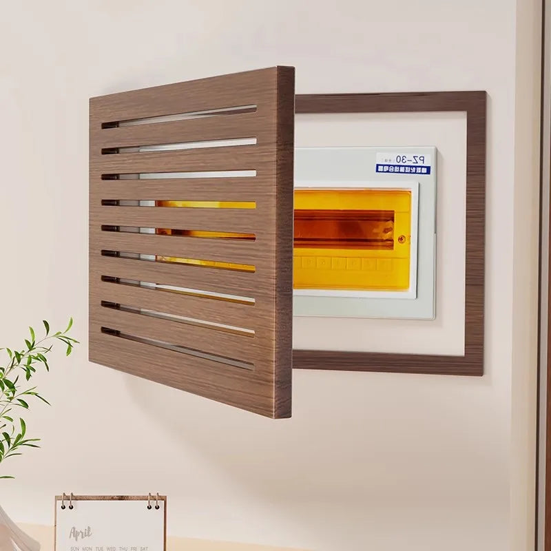 radiateur mural moderne marron clair rayures horizontales fixation murale 40x30cm 50x40cm