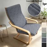 housse chaise bascule polyestère motif géométrique gris moderne extensible machine lavableextérieur salon