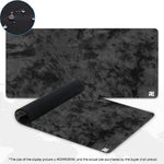 tapis souris caoutchouc noir gris texture marbrée moderne adhésif grande taille protection gaming