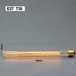 ampoules filament vintage transparentes dorées éclairage rétro industriel T45 T10 T225