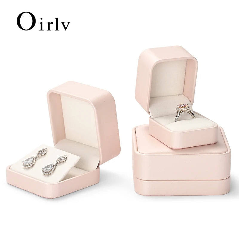 boîte bijoux rose rangement bague collier boucles oreilles bracelet organisation élégante moderne respectueux environnement