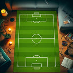 tapis vert noir terrain football motifs floraux moderne salon chambre décorationextérieur sdb commercialisation