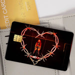 carte sim personnalisée karol papier étanche adhésif papillons fleurs notes musicales grunge creative