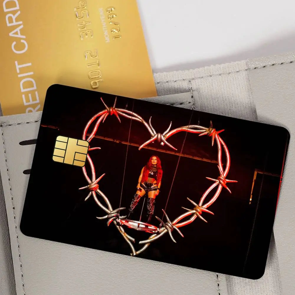 carte sim personnalisée karol papier étanche adhésif papillons fleurs notes musicales grunge creative
