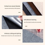 tapis adhésif gris texture tissée antidérapant moderne intérieur maison cuisine salle bain