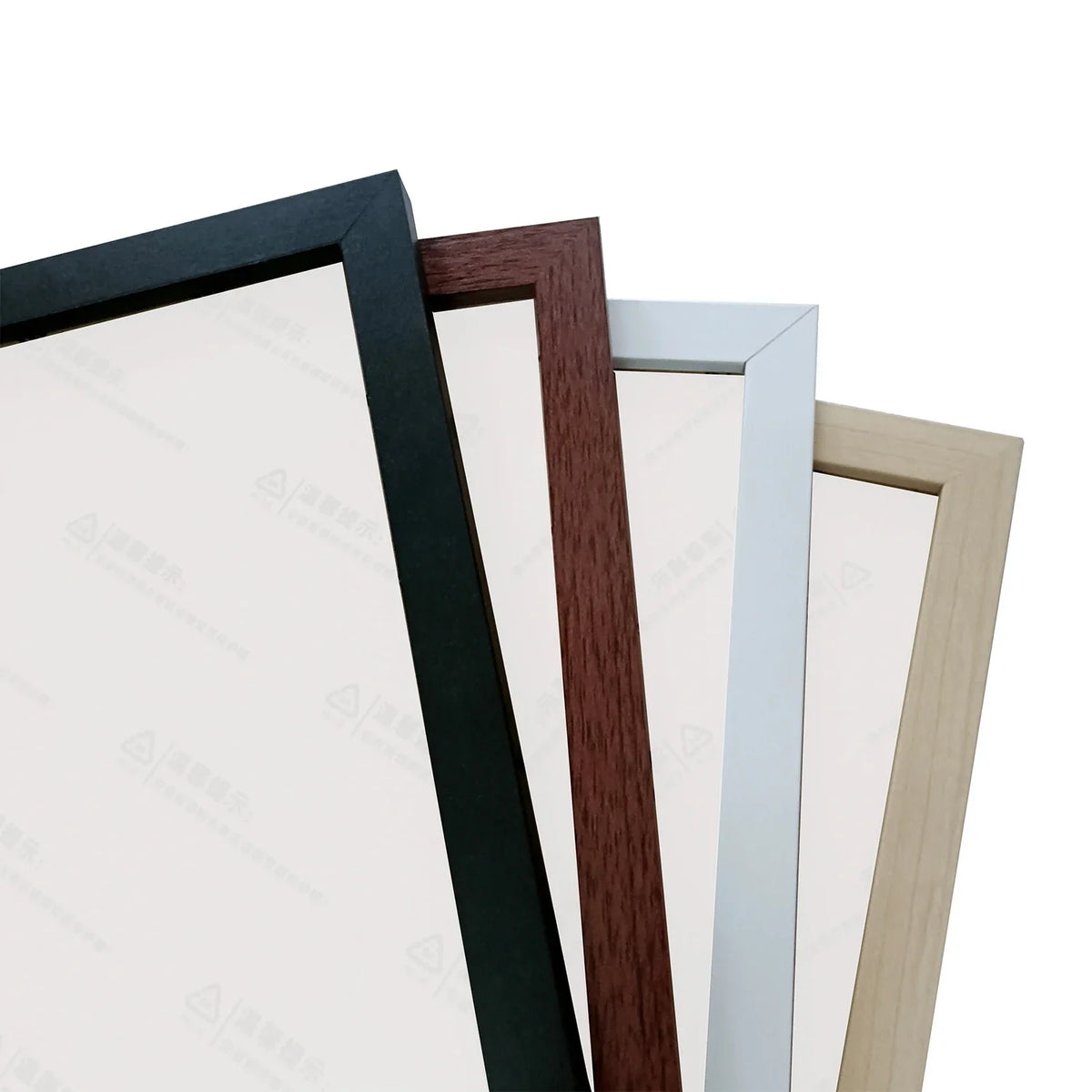 cadre photo bois naturel classique noir marron gris clair a4 maison décoration 21x29.7cm