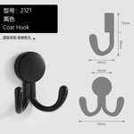 porte clés antlers or moderne porte sacs adhésif minimaliste zinc noir gris decoration mur