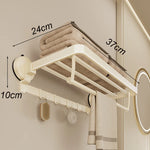 porte serviettes bain argenté moderne fixe sans perçage 37cm 47cm 57cm.linspace()