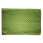 serviettes polyester coton rouge bleu marine vert beige coeurs points classique
