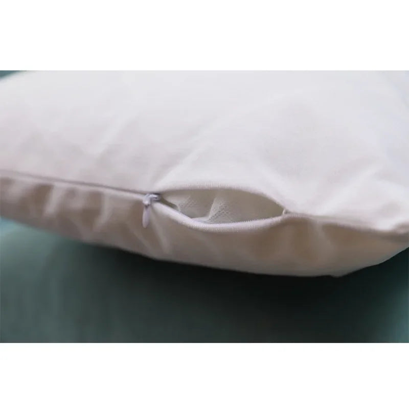 housse coussin velours blanc moderne 45x45cm double face imprimé decoratif